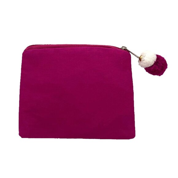 TACOS & TEQUILA Beaded Purse Pouch Makeup Money Credit Card Wallet Gift NEW - Picture 4 of 4